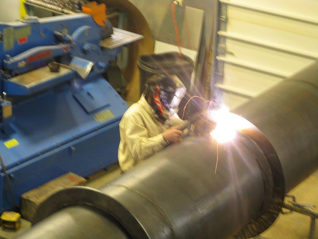 Welding Smoke Stack for STC
